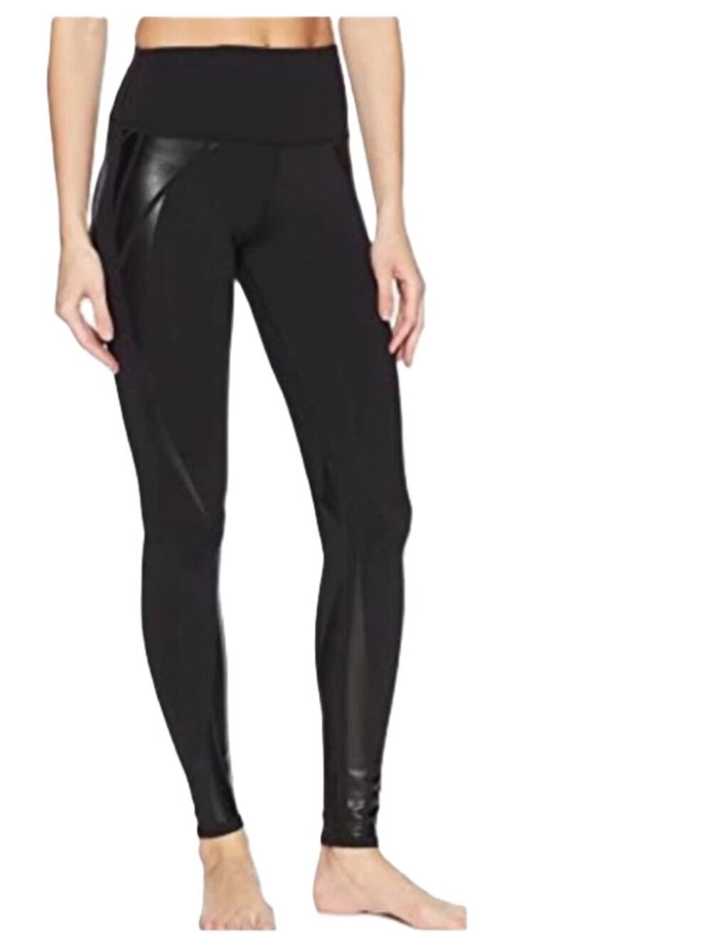 NEW Alo Yoga High-Waist Airbrush Leggings Black Facet Full Length Exercise